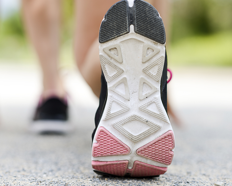 Suela de zapatilla de running de mujer