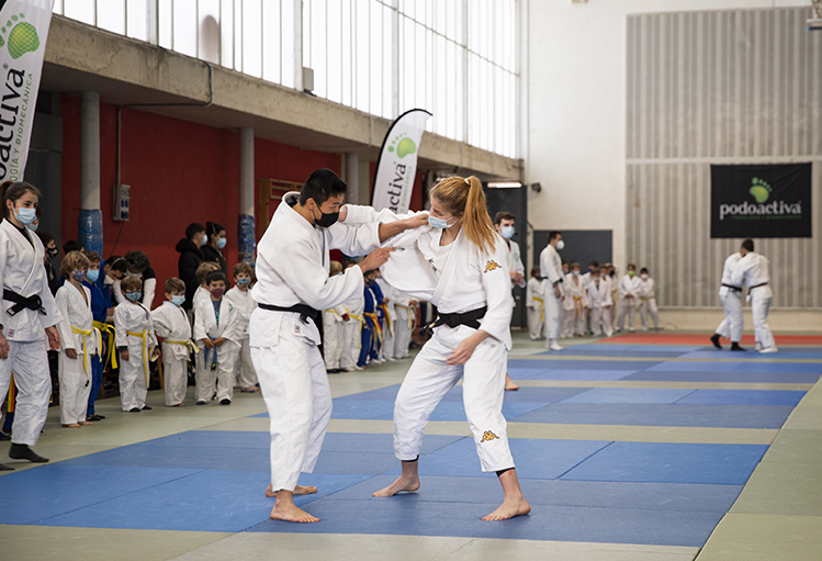 Judocas en torneo de judo de Podoactiva en Tierz