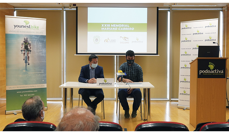 Salón de actos de Podoactiva con la presentación del Memorial Mariano Cabrero